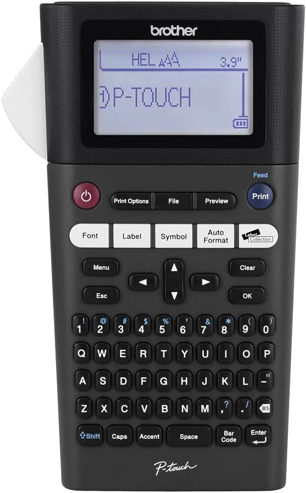 Brother PTHL300LI Rechargeable, Take-It-Anywhere Labeler, Black