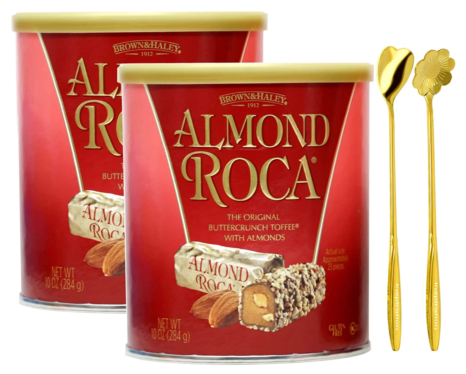 Brown & Haley Almond Roca Chocolate Candy, Set of 2 Packs