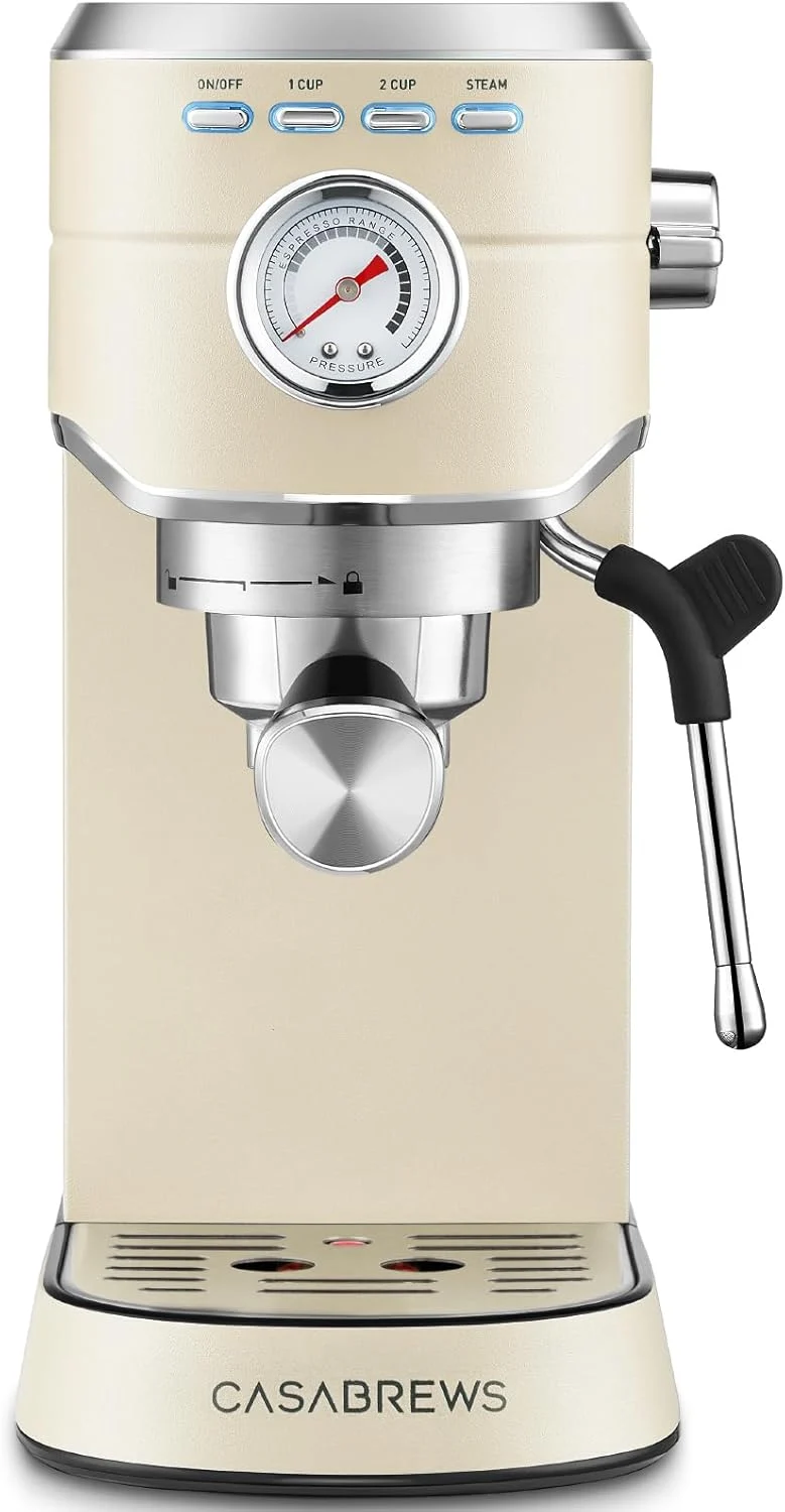 CASABREWS CM5418 Espresso Machine 20 Bar, Espresso Maker with Milk Frother Steam Wand, Creamy