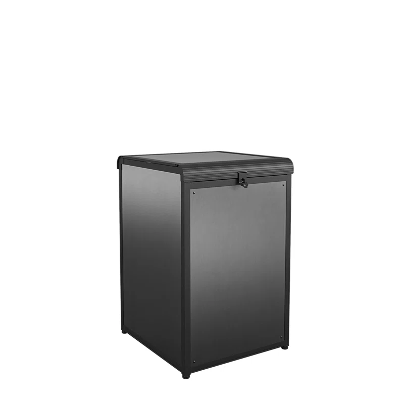 COSCO 88910GRY1E BoxGuard Heavy Duty Multi-Purpose Outdoor Storage & Delivery Box, 55 Gallons, Aluminum, Gray