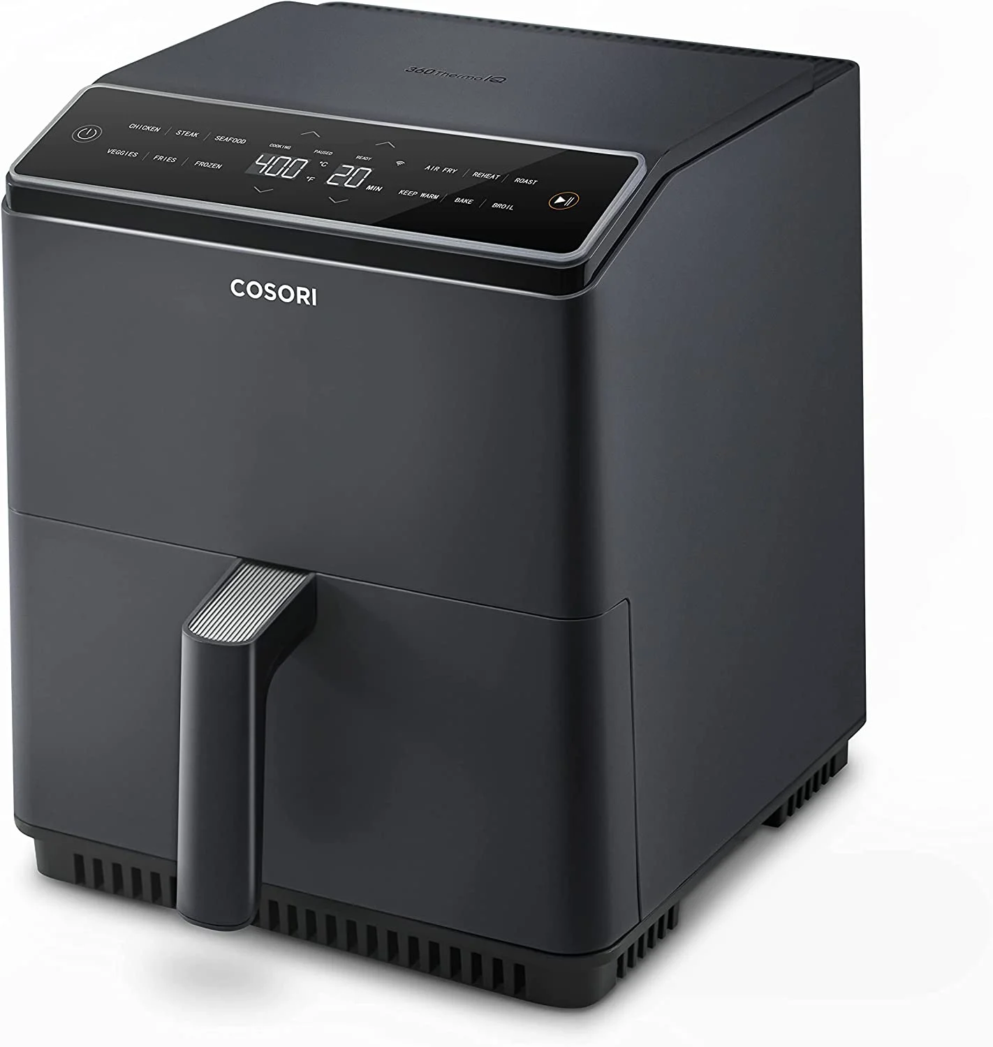 COSORI Dual Blaze 6.8-Quart Air Fryer, No Preheat & No Shake, Precise Temps Prevent Overcooking, Heating Adjusts for a True Air Fry, Bake, Toast, and Broil, Fast Cooking, 1100+ In-App Recipes, 1750W