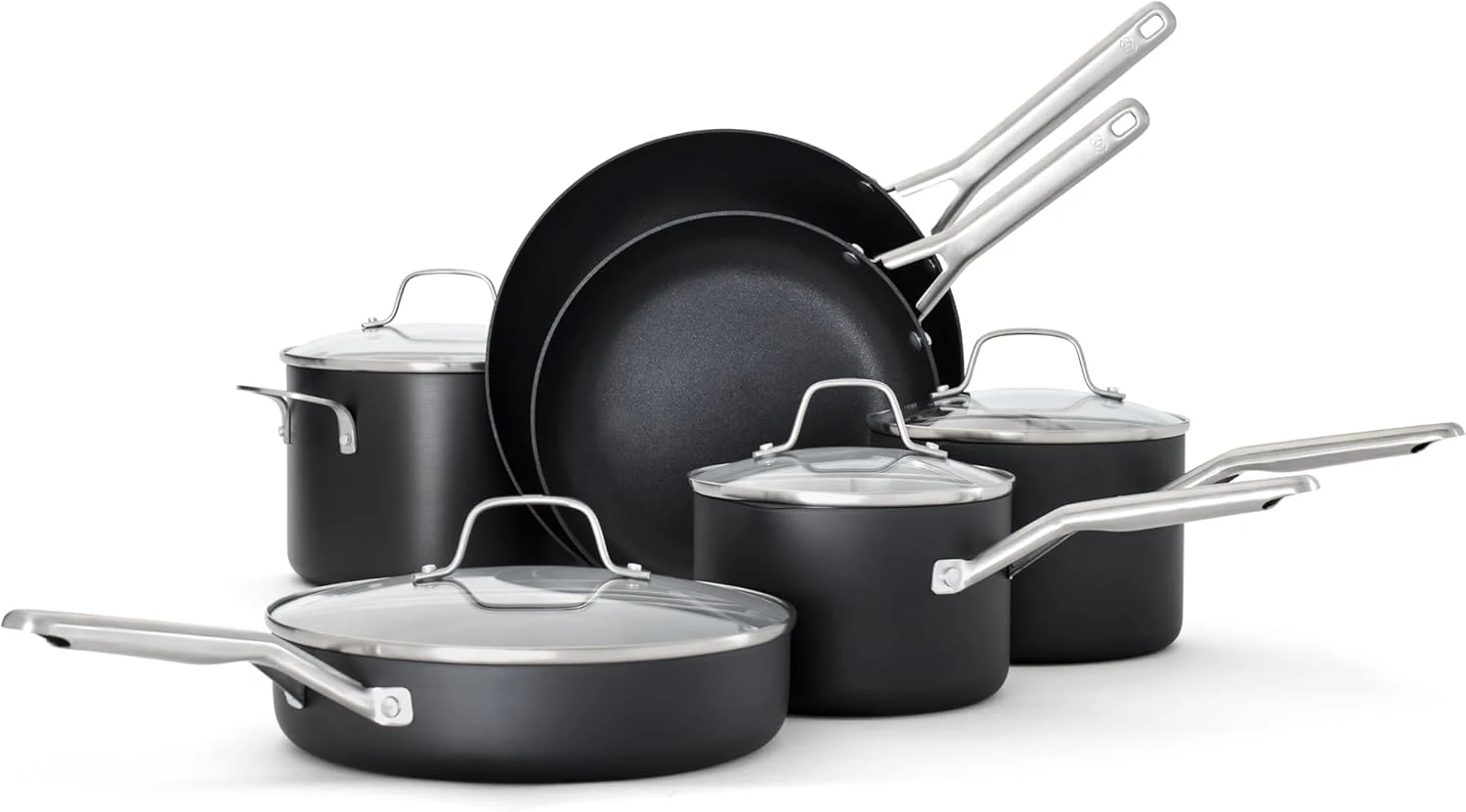Calphalon® Hard-Anodized Nonstick 10-Piece Cookware Set (NEW 10-Piece Set)