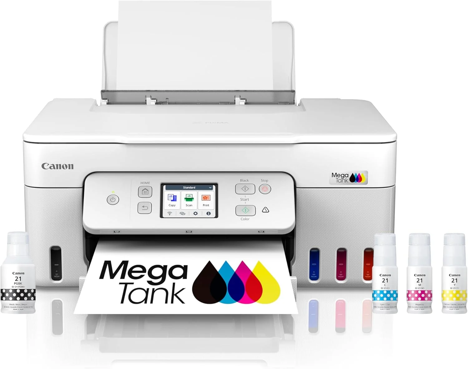 Canon Megatank G3290 All-in-One Wireless Supertank [Megatank] Printer | Print, Copy Scan | Mobile Printing |2.7″ LCD Color Touchscreen | Auto Duplex