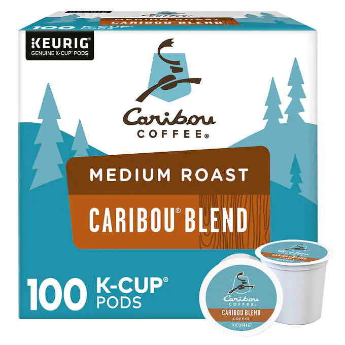 Caribou Coffee Caribou Blend K-Cup Pod Medium roast 100-count