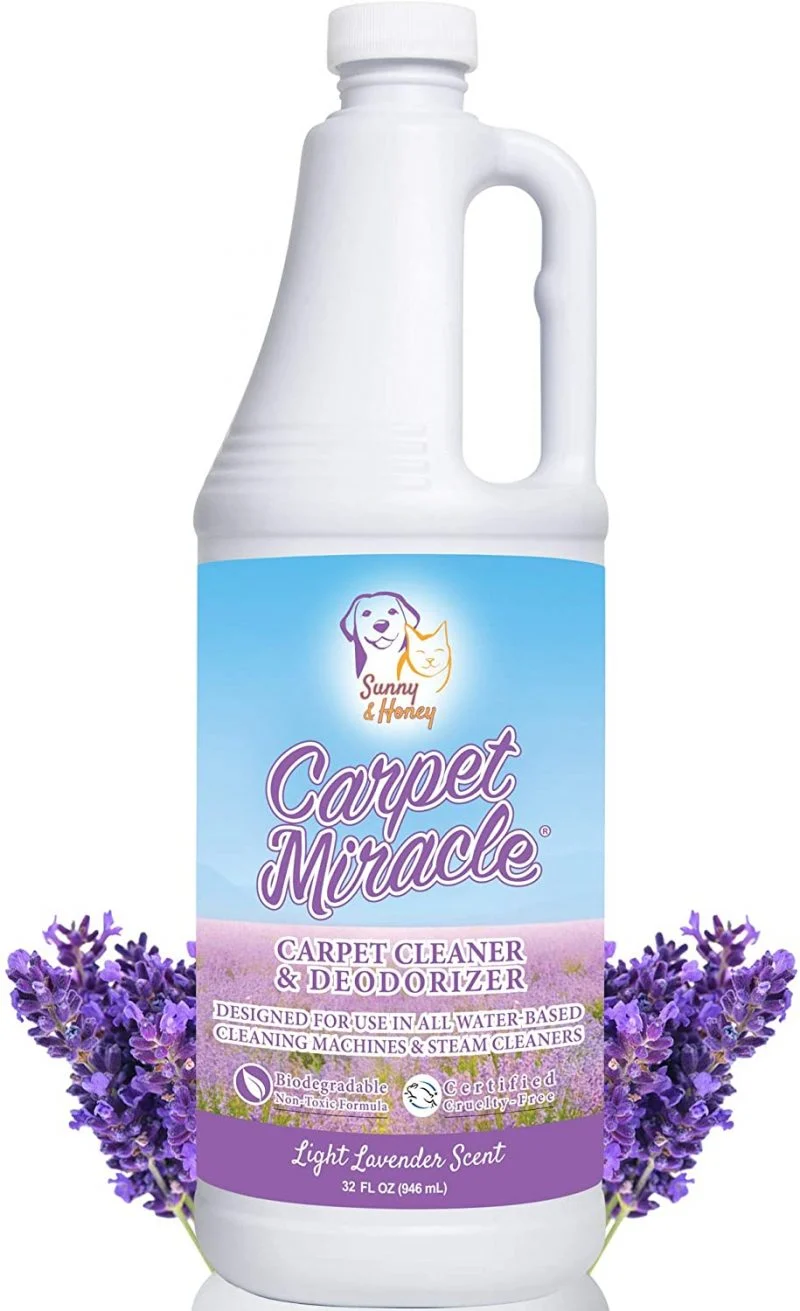 Carpet Miracle – The Best Carpet Cleaner Shampoo Solution (LAV, 32FL OZ)