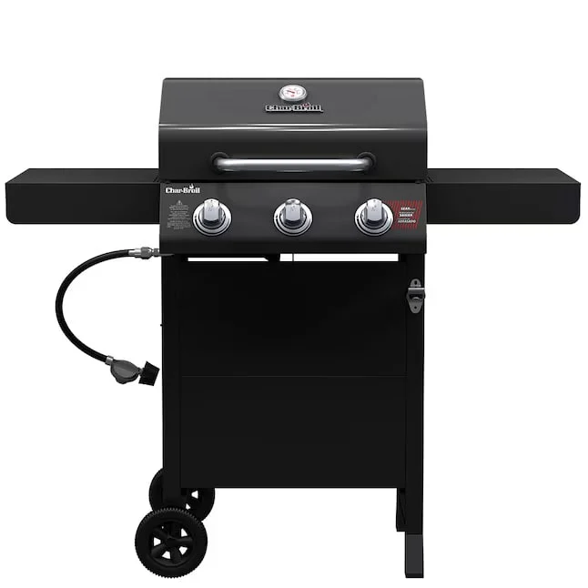 Char-Broil 463736024 Black 3-Burner Liquid Propane Gas Grill