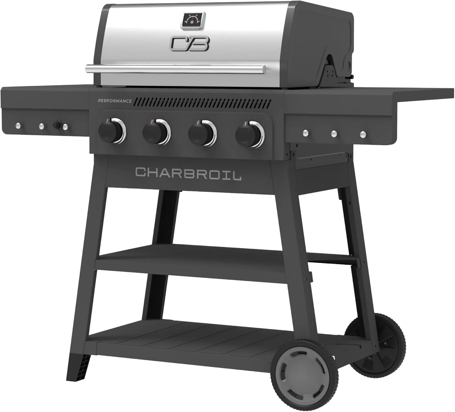 Charbroil 463253825 Performance Series 4-Burner Gas Grill Cart, Gray