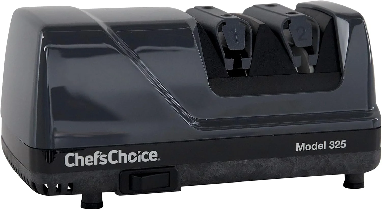 Chef’sChoice Professional Electric Knife Sharpeners Sharp-N-Hone With 100-Percent Diamond Abrasives And Precision Angle Guides, 2-Stage, Gray