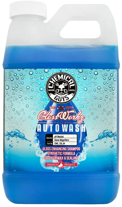 Chemical Guys CWS_ Glossworkz Gloss Booster Foaming Car Wash Soap, Watermelon Scent