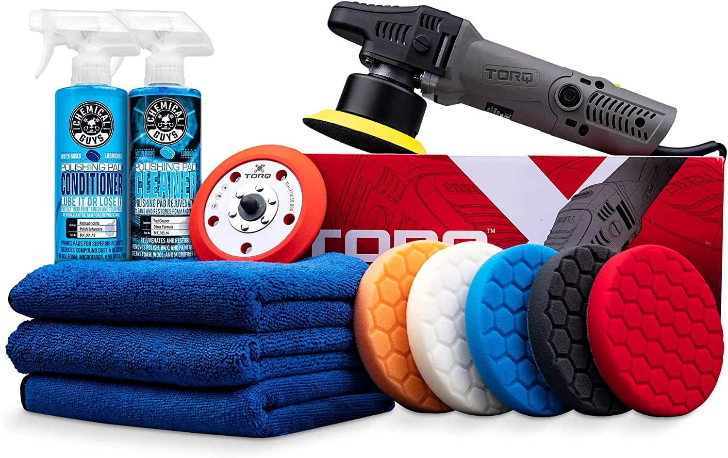 Chemical Guys TORQX Complete Detailing Kit – 13 Items