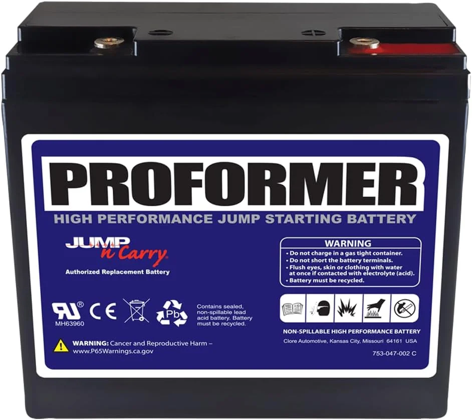 Clore Automotive Jump-N-Carry JNC105 Replacement Battery for JNC660, JNCAIR, JNC770 – OE Official Replacement