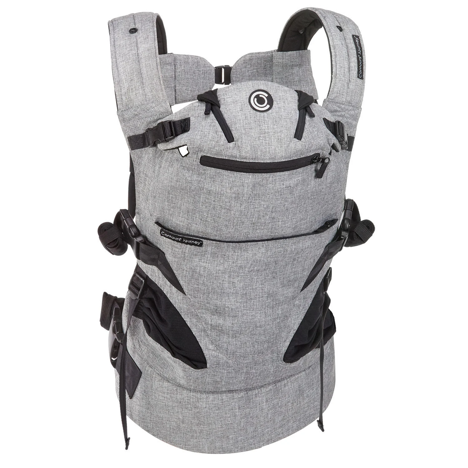Contours Journey GO 5-Position Baby Carrier, Daydream Gray