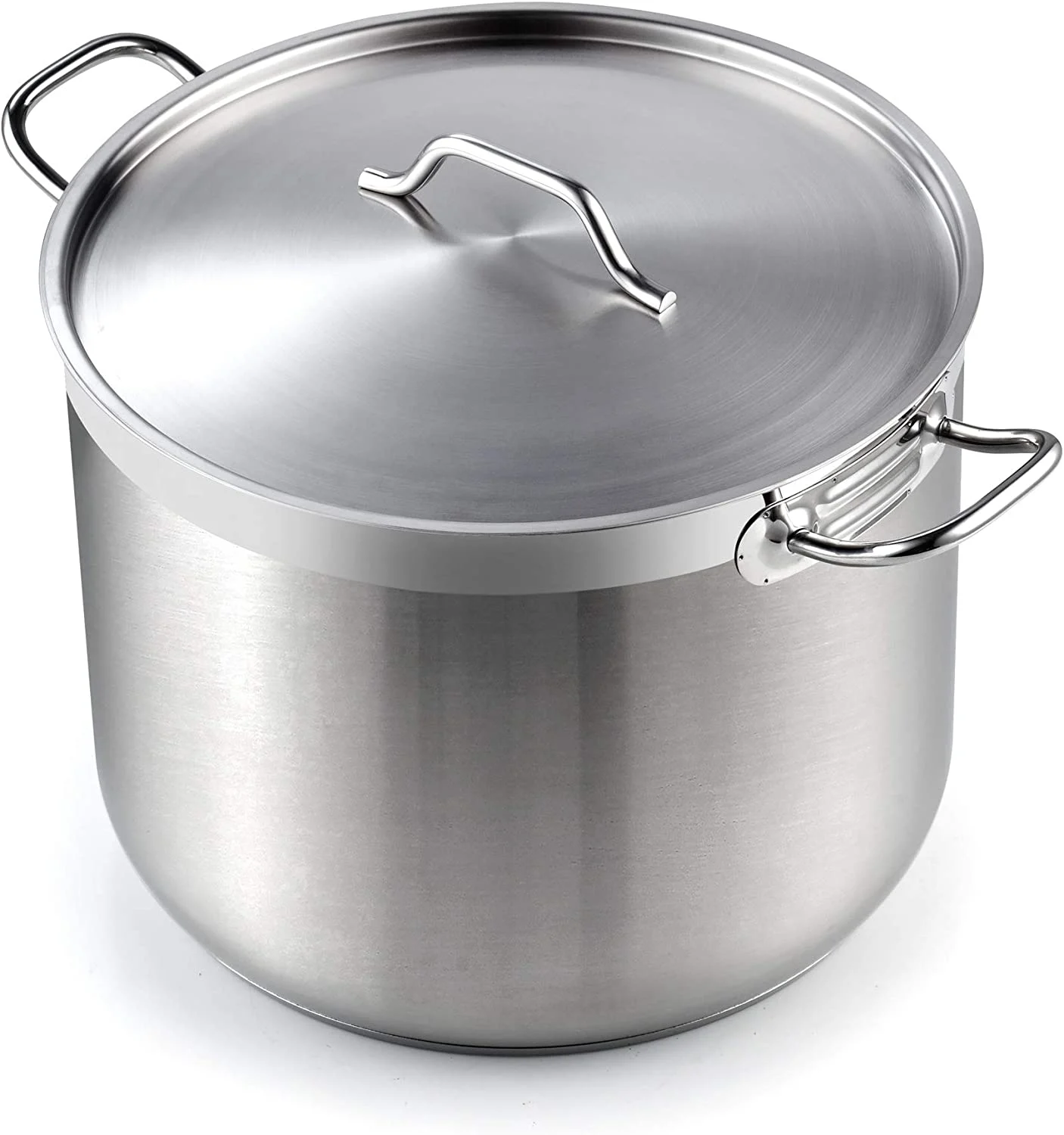 Cooks Standard 2616 Standard Professional Grade Lid 30 Quart Stainless Steel Stockpot, Silver
