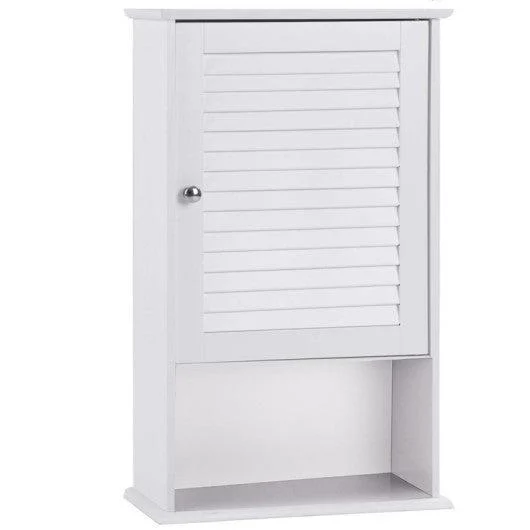 Costway 27.5" H Wall Hanging Bathroom Storage Cabinet
