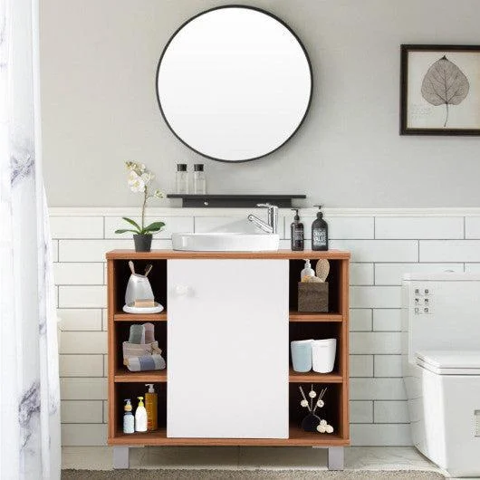 Costway Under Sink Cabinet Bathroom Spacesaver Storage Cabinet