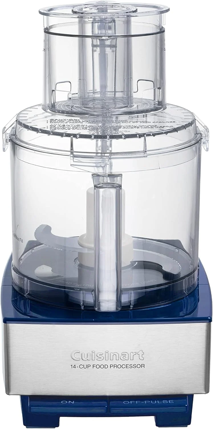 Cuisinart DFP-14BCNYCB Food Processor 14-Cup Vegetable Chopper for Mincing, Navy Stainless Steel