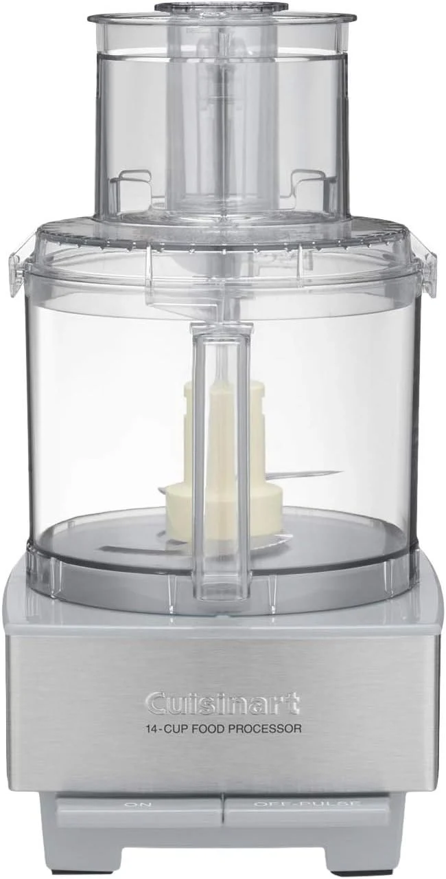 Cuisinart DFP-14CGRY Food Processor 14-Cup Vegetable Chopper for Mincing, Dicing, Light Gray Stainless Steel