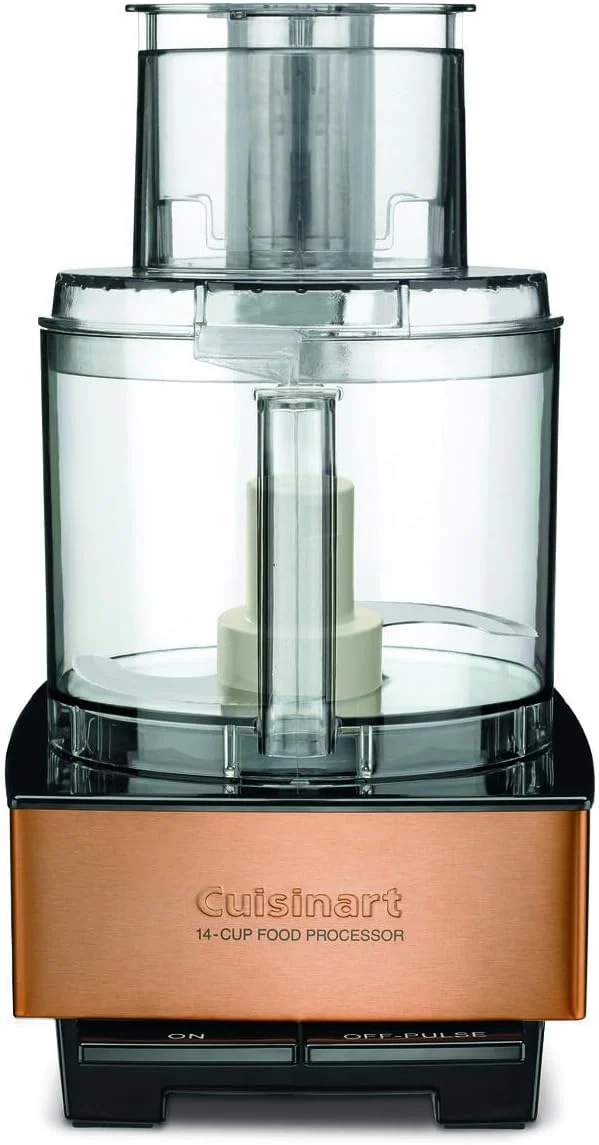 Cuisinart DFP-14CPY Food Processor 14-Cup Vegetable Chopper for Mincing, Dicing, Shredding, Puree & Kneading Dough, Copper