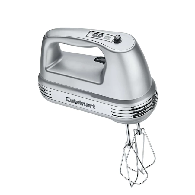Cuisinart  Power Advantage 35-in Cord 9-Speed Silver Hand Mixer, Chrome