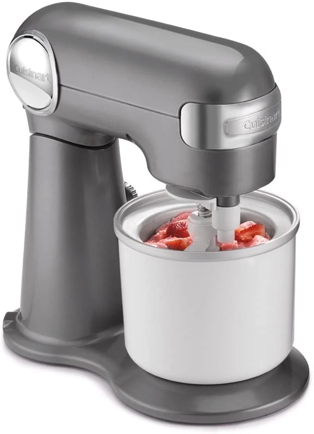 Cuisinart Residential Aluminum Ice Cream Maker Attachment, White