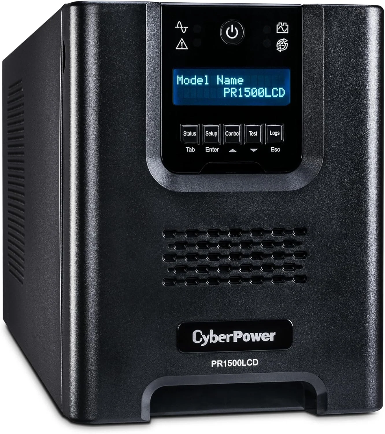CyberPower PR1500LCD Smart App Sinewave UPS System, 1500VA/1500W, 8 Outlets, AVR, Mini-Tower