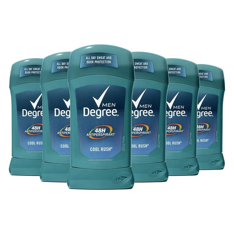 DEGREE Men Original Deodorant 48 Hour, 2.7 oz, 6 Count