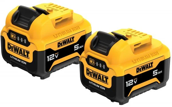 DEWALT DCB126-2 XR 2-Pack 5 Amp-Hour; 5 Amp-Hour Lithium Power Tool Battery Kit