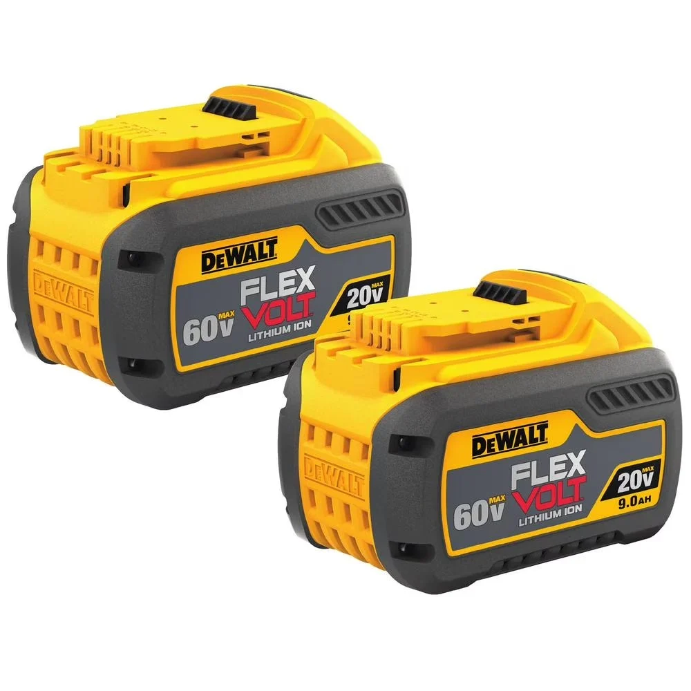 DeWALT Max Flexvolt Lithium-Ion 20V/60V 9Ah Battery DCB609 – Two Pack