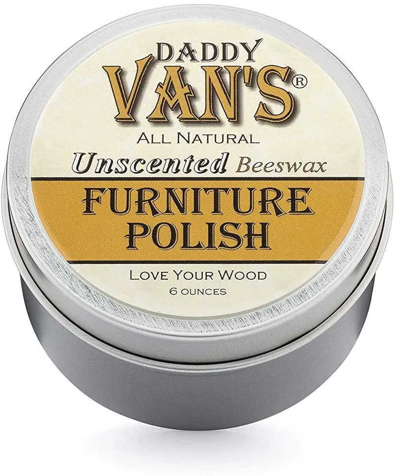 Daddy Van’s All Natural Unscented Beeswax Furniture Polish Non-Toxic