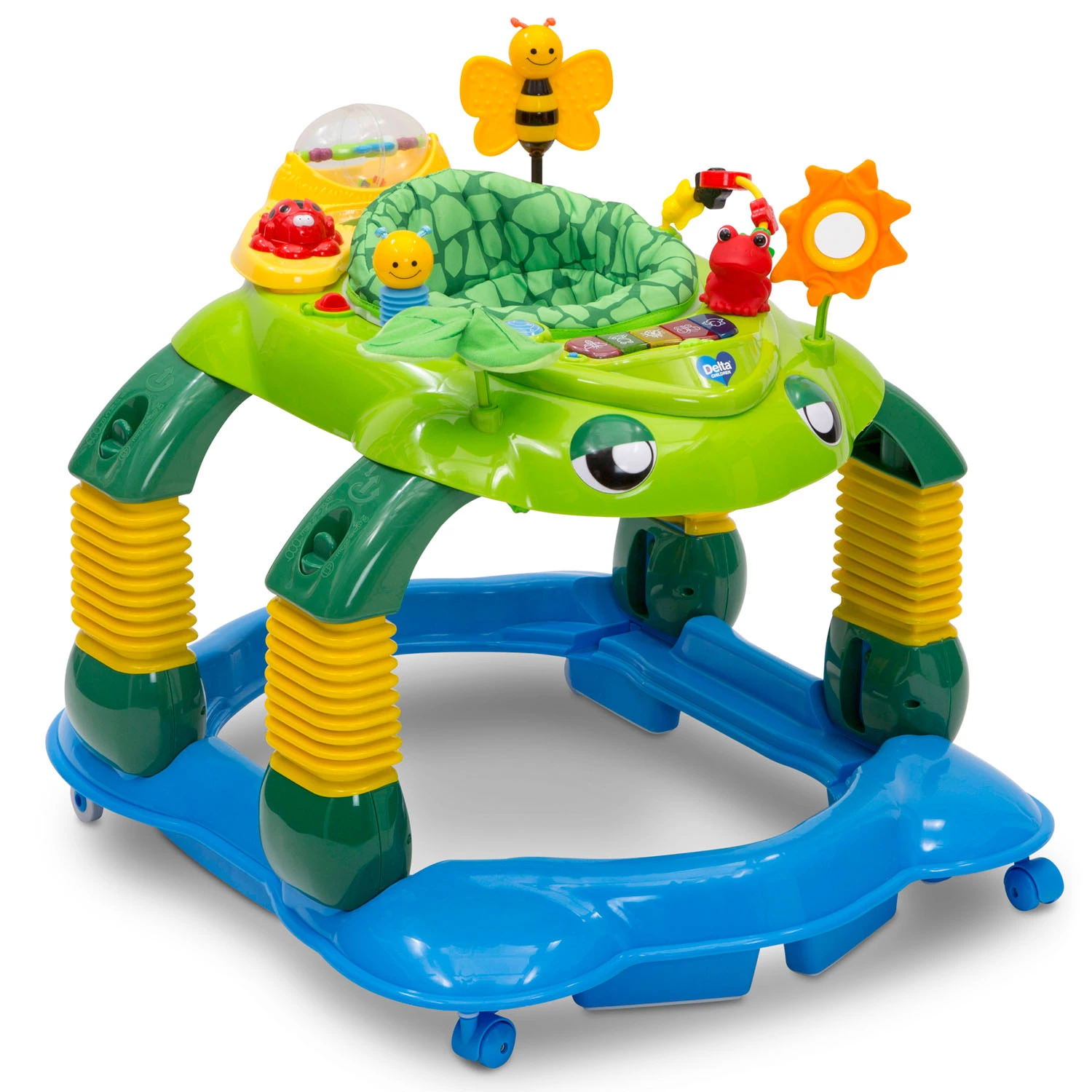 Delta Children Li’l Play Station 4-in-1 Activity Walker, Mason the Turtle