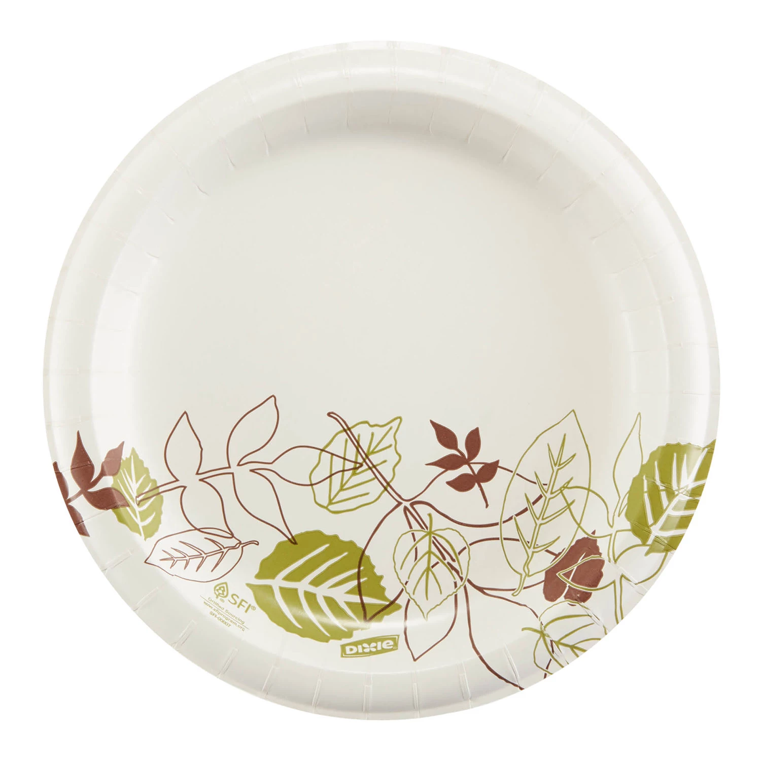 Dixie 8.5” Medium-Weight Paper Plates in Dispenser Box, Pathways – UX9PATHPB (600 ct.)