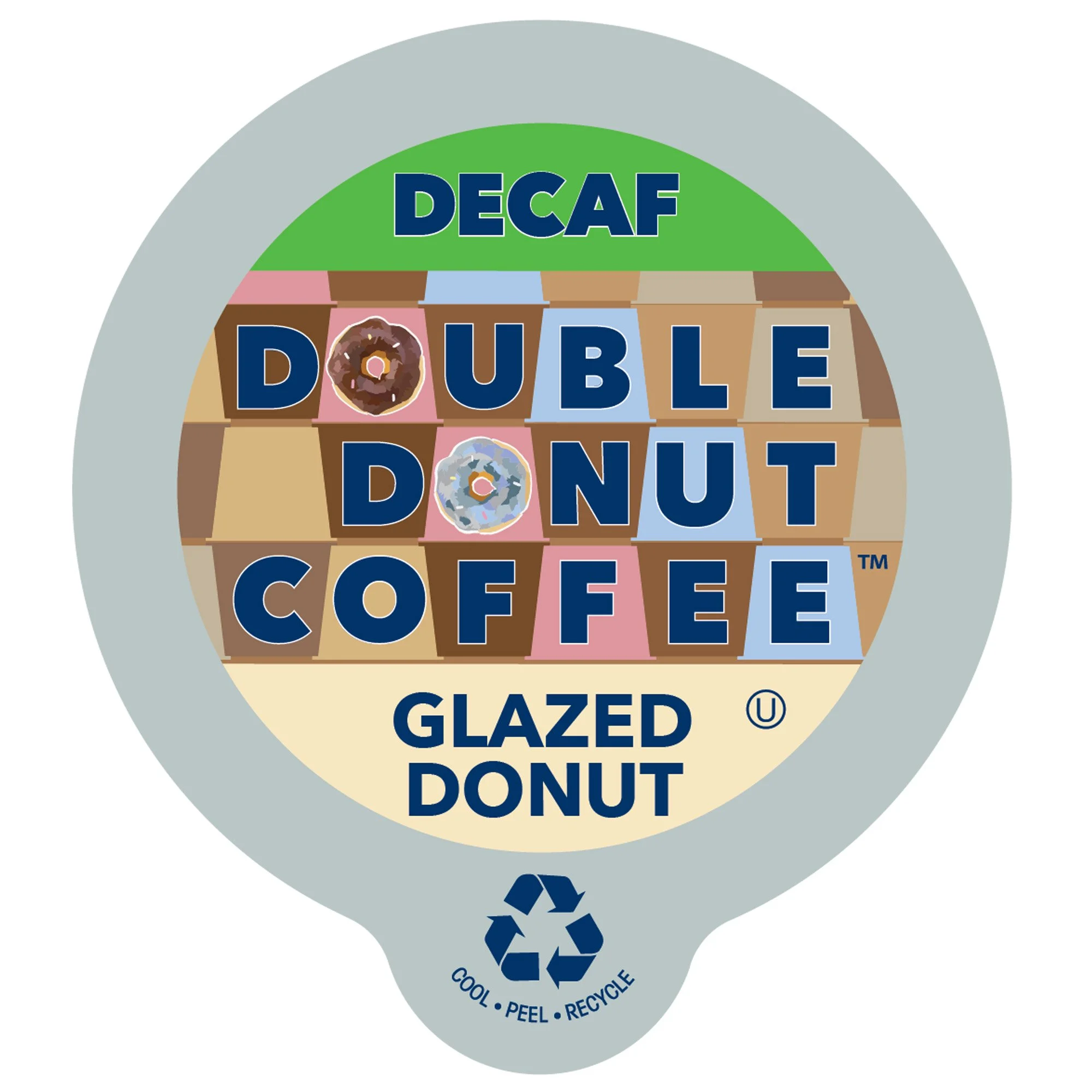 Double Donut Decaf Glazed Donut Flavored Coffee K-Cups 80 Ct.