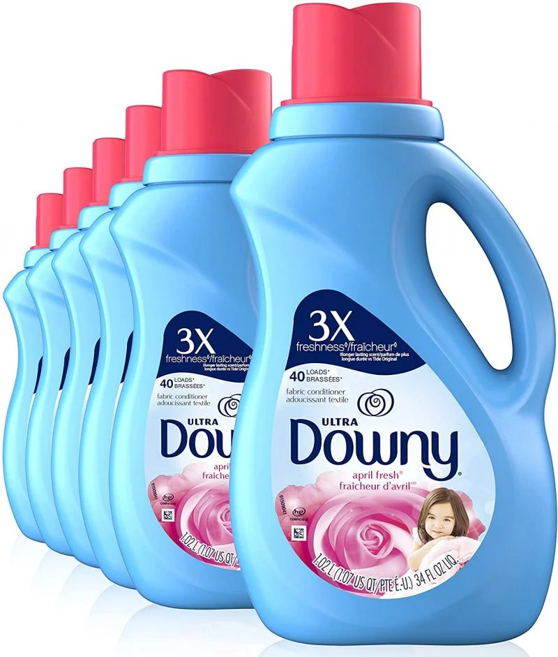 Downy Ultra April Fresh Liquid Fabric Softener 40 Loads 34 Fl Oz, 6 Pack