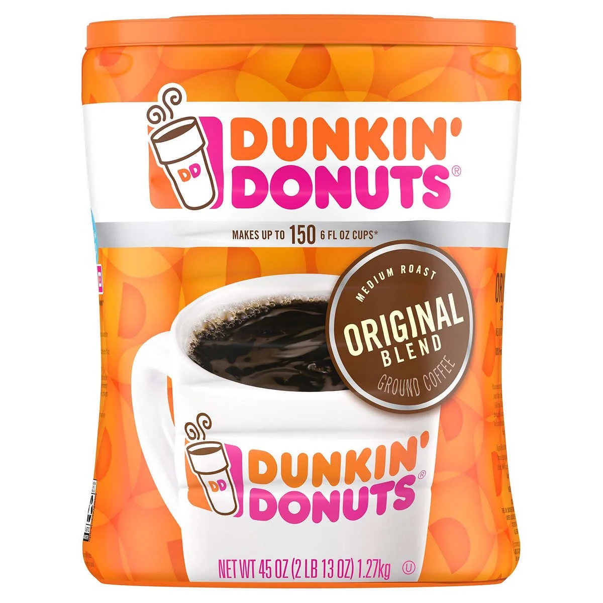 Dunkin’ Donuts Original Blend Ground Coffee Medium Roast Net Wt (45 Oz)