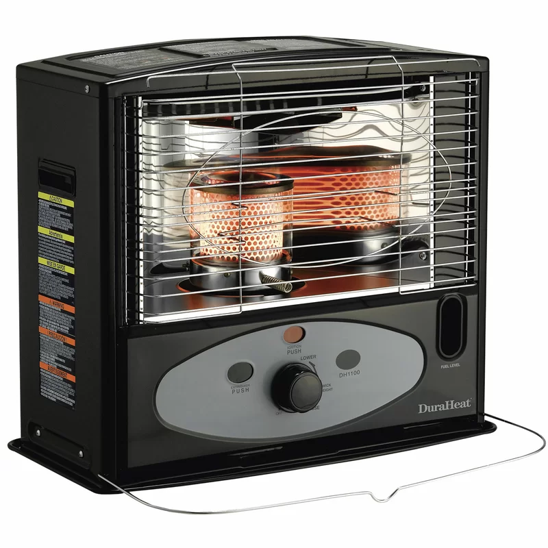 Dura Heat DH1100 Radiant Kerosene Heater, Black