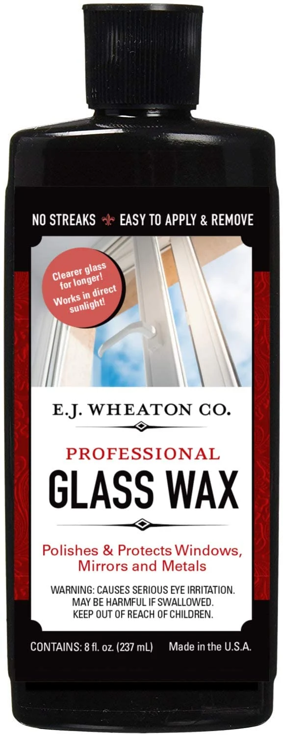 E.J. Wheaton Glass Wax, Polishes and Protects Windows, Mirrors and Metal Surfaces