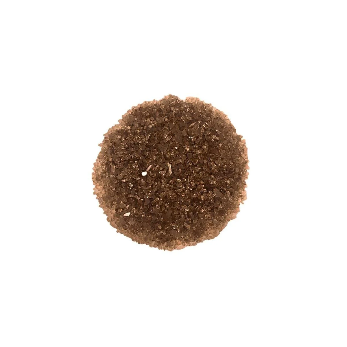 Enhance A Fire 0.25" 5 Lb. Rusty Iron Non-Reflective Crushed Tempered Fire Glass for Gas Fireplace, Electric Fireplace and Outdoor Gas Firepit
