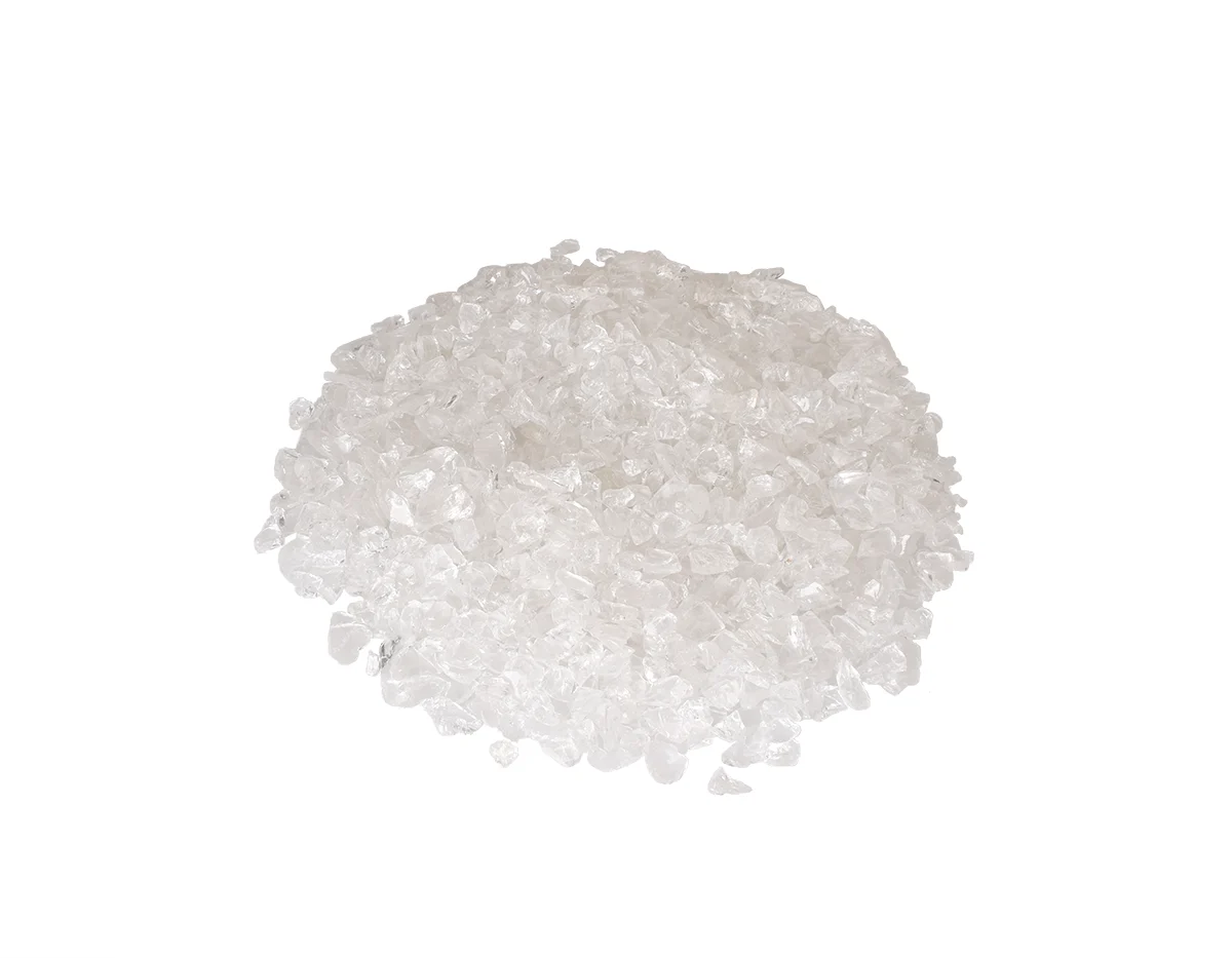 Enhance A Fire 0.25" 5 Lb. Sea Salt Recycled Crushed Fire Glass for Gas Fireplace, Electric Fireplace and Outdoor Gas Firepit