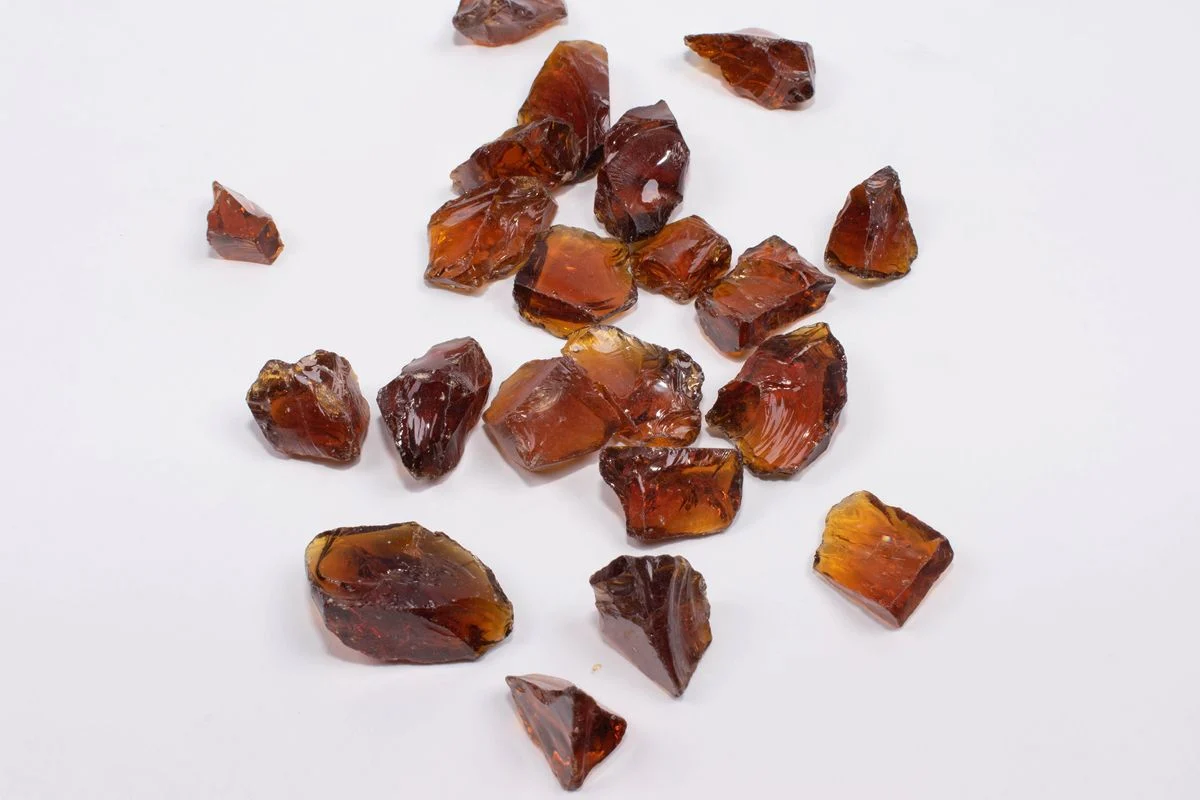 Enhance A Fire 0.75" 5 Lb. Rusty Iron Recycled Crushed Fire Glass for Gas Fireplace, Electric Fireplace and Outdoor Gas Firepit