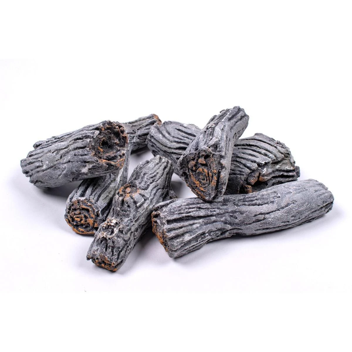 Enhance A Fire 2-3" 8-Piece Key Largo Decorative Small Logs for Gas Fireplace and Log Set
