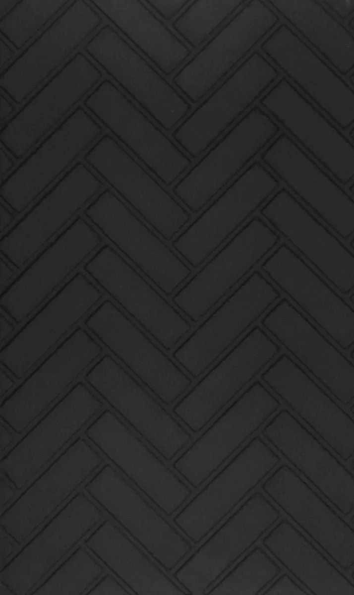 Enhance A Fire 22" x 36" 2-Piece Black Herringbone Vertical Premium Fiber Brick Panels for Gas Fireplaces and Gas Log Conversions