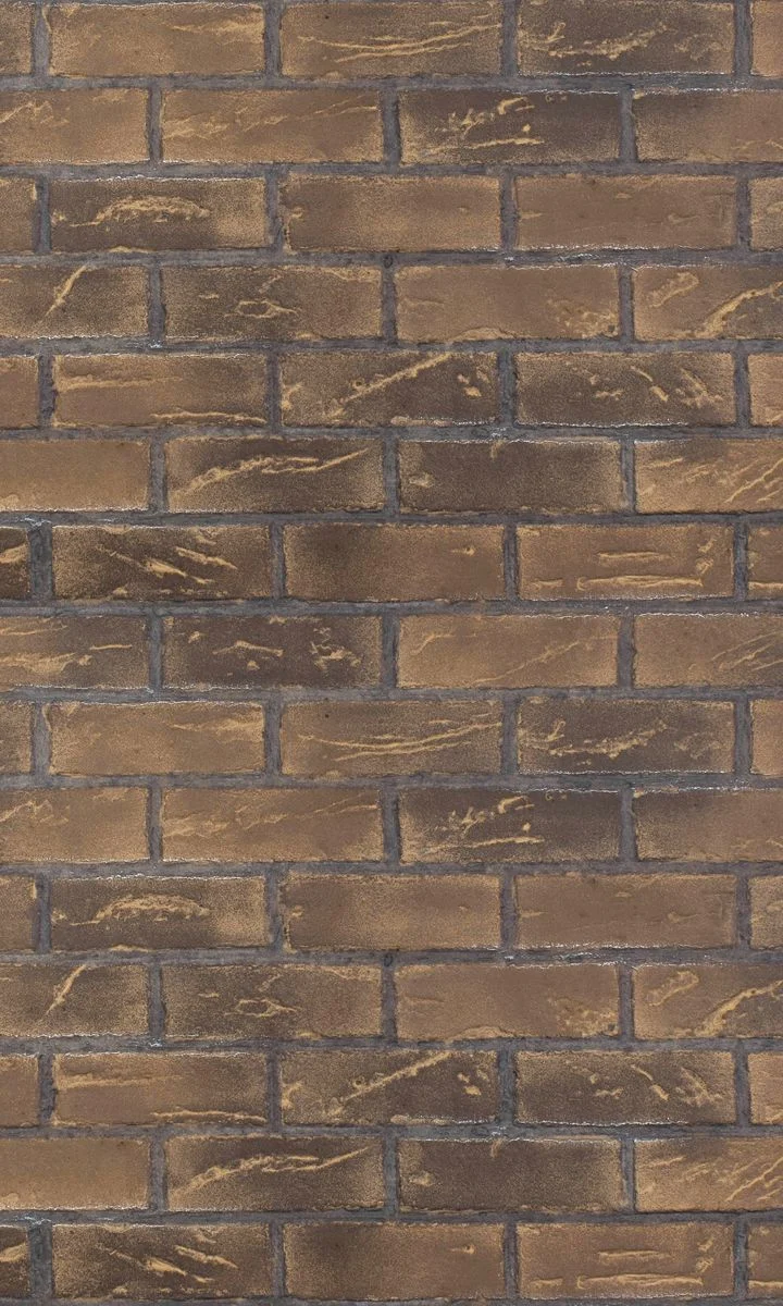Enhance A Fire 22" x 36" 2-Piece Standard Brown Clinker Vertical Premium Fiber Brick Panels for Gas Fireplaces and Gas Log Conversions
