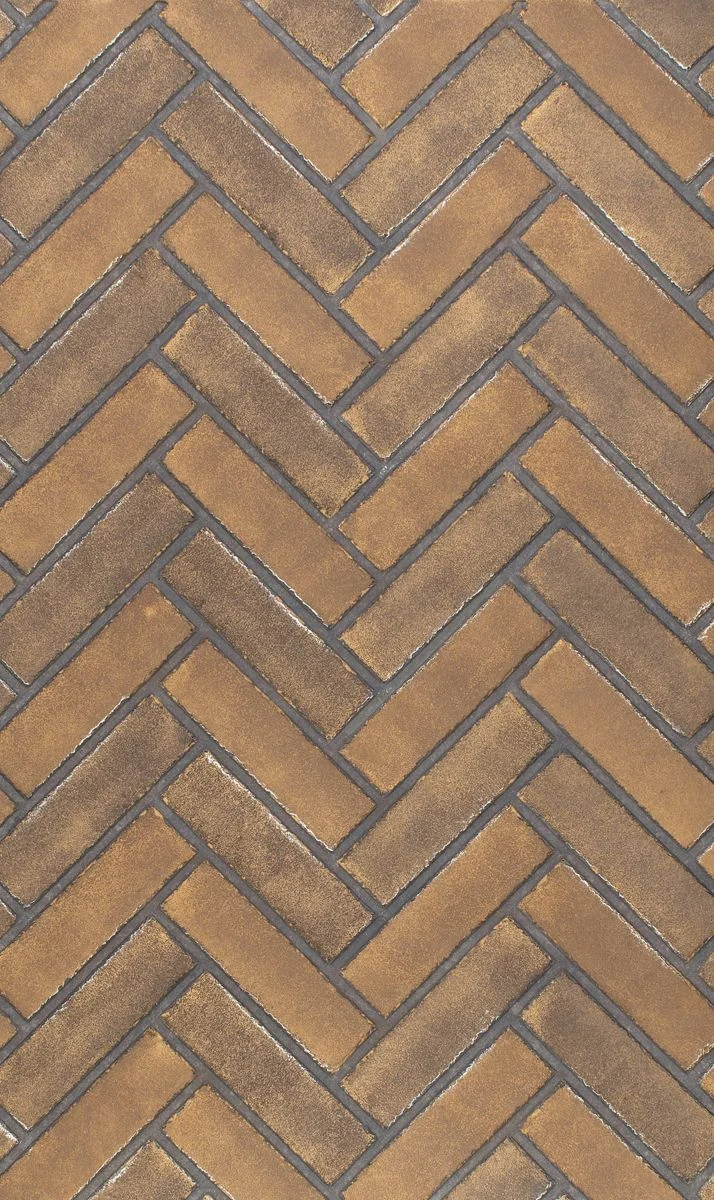 Enhance A Fire 22" x 36" 2-Piece Standard Brown Herringbone Vertical Premium Fiber Brick Panels for Gas Fireplaces and Gas Log Conversions