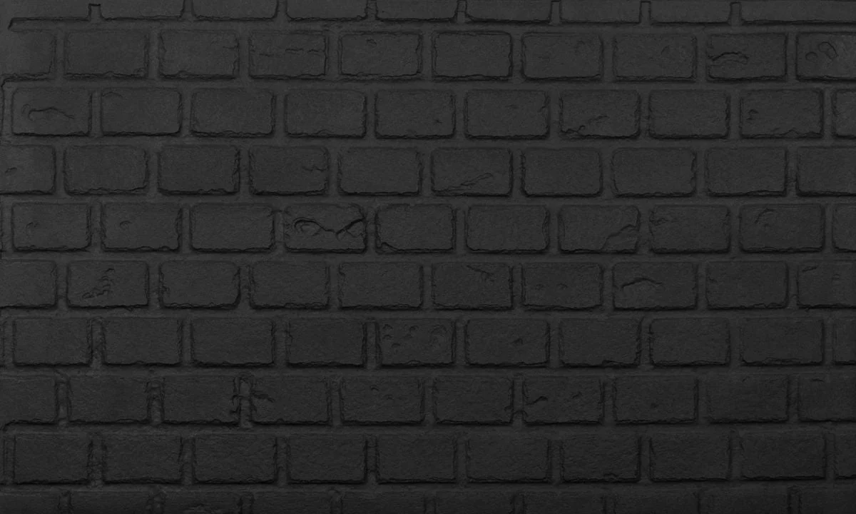 Enhance A Fire 36" x 22" 2-Piece Black Small Clinker Vertical Premium Fiber Brick Panels for Gas Fireplaces and Gas Log Conversions