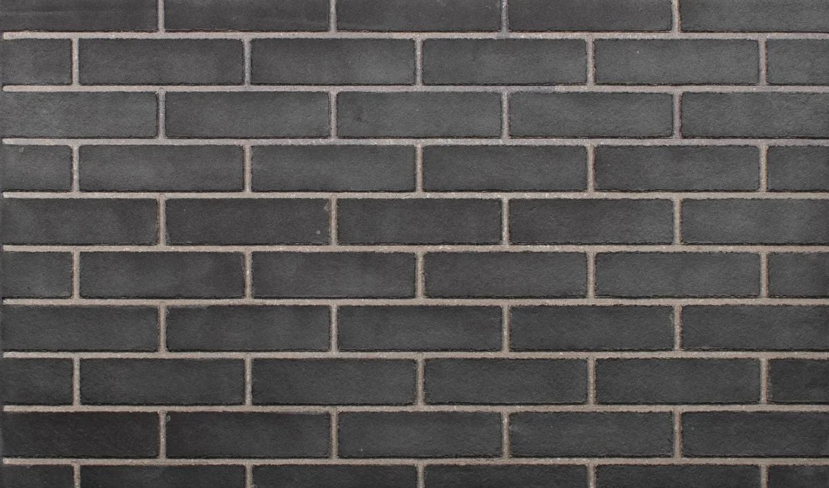 Enhance A Fire 36" x 22" 2-Piece Black Tie Traditional Horizontal Premium Fiber Brick Panels for Gas Fireplaces and Gas Log Conversions