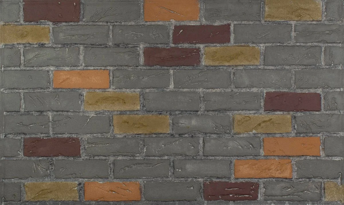 Enhance A Fire 36" x 22" 2-Piece Chardonnay Clinker Horizontal Premium Fiber Brick Panels for Gas Fireplaces and Gas Log Conversions