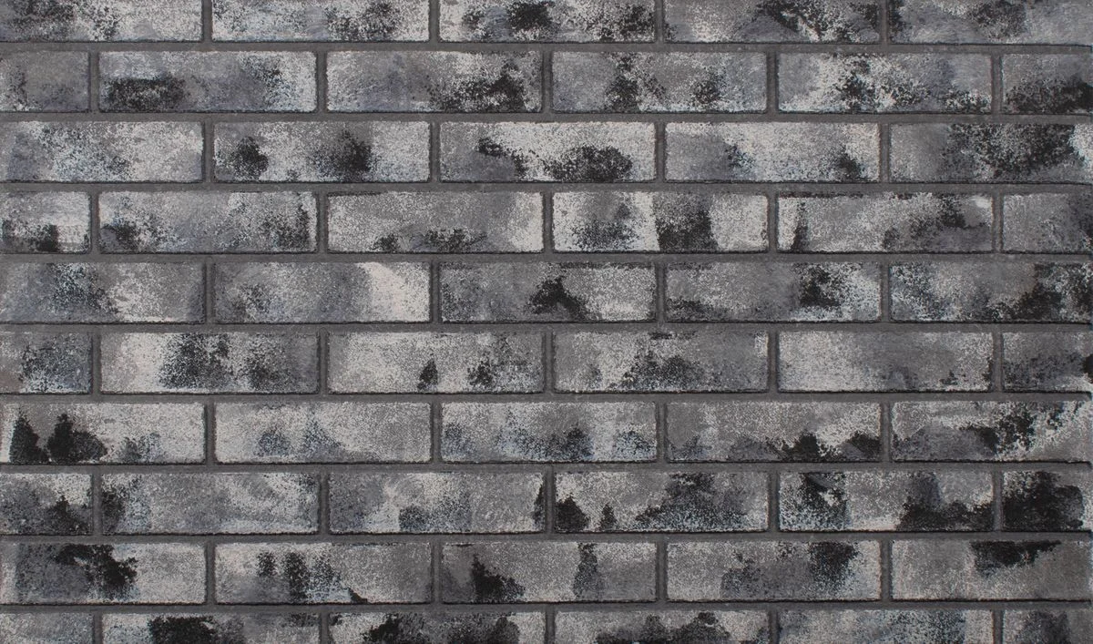 Enhance A Fire 36" x 22" 2-Piece Dark Alley Traditional Horizontal Premium Fiber Brick Panels for Gas Fireplaces and Gas Log Conversions