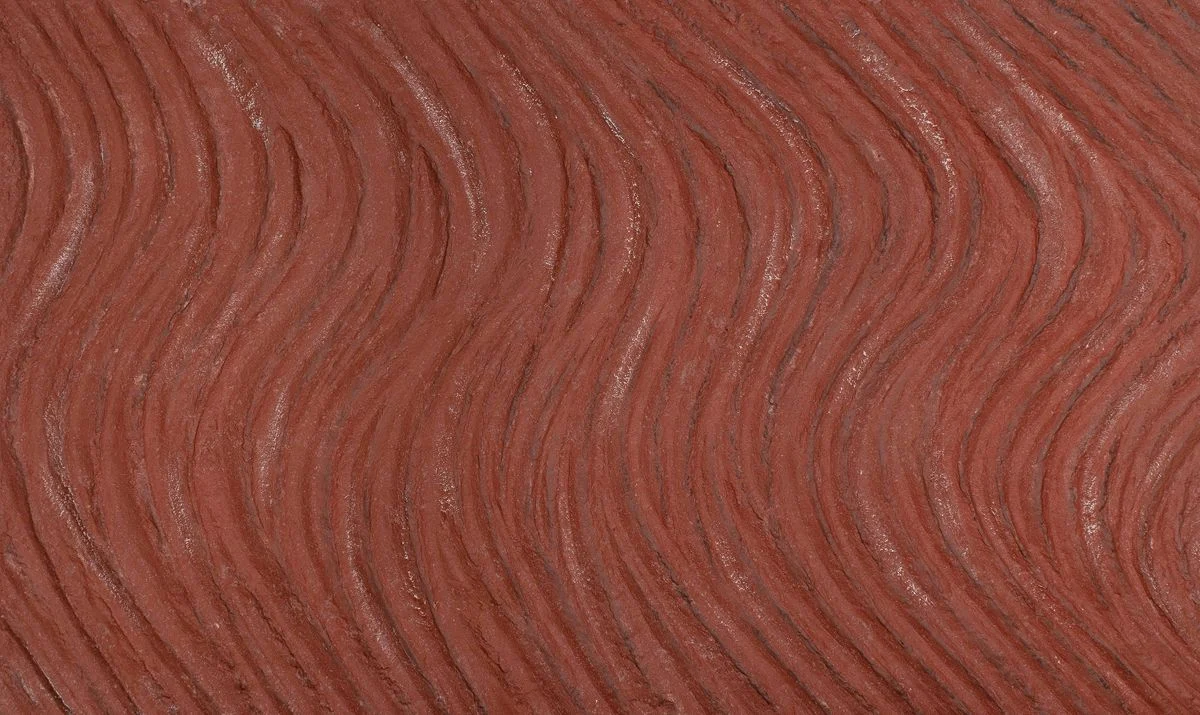 Enhance A Fire 36" x 22" 2-Piece Red Canyon Heavy Mortar Wave Architectural Fiber Panels for Gas Fireplaces and Gas Log Conversions