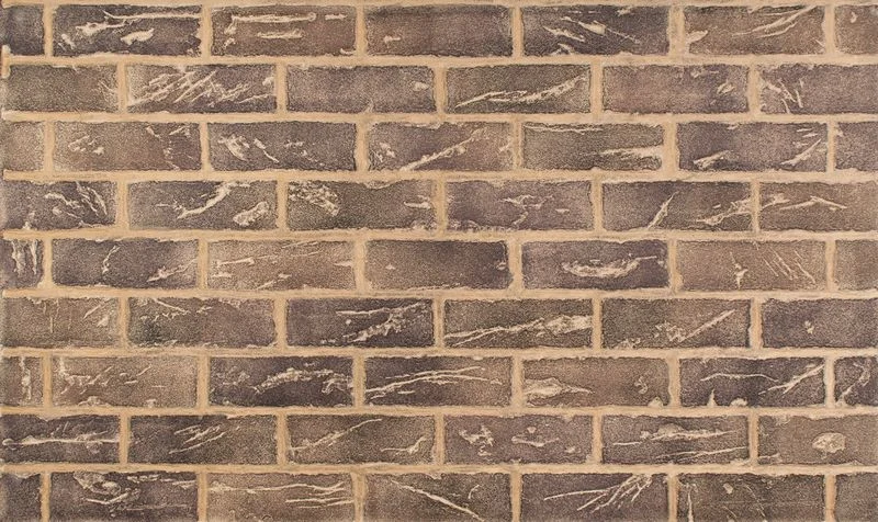Enhance A Fire 36" x 22" 2-Piece Tavern Brown Clinker Horizontal Premium Fiber Brick Panels for Gas Fireplaces and Gas Log Conversions