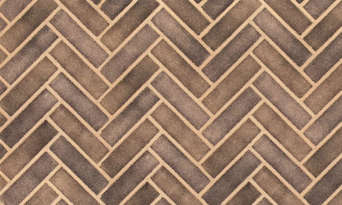 Enhance A Fire 36" x 22" 2-Piece Tavern Brown Herringbone Horizontal Premium Fiber Brick Panels for Gas Fireplaces and Gas Log Conversions